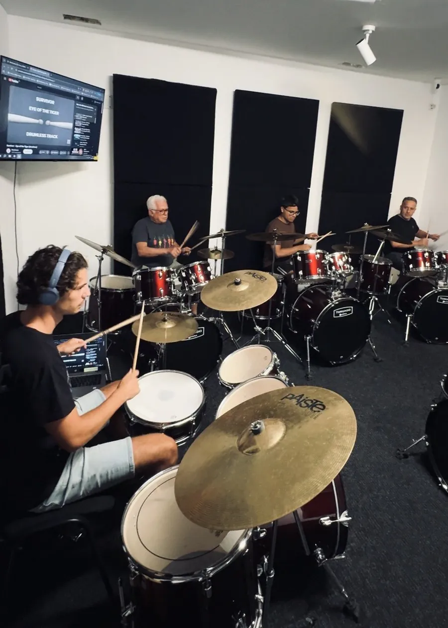 Clase de batería en grupo reducido